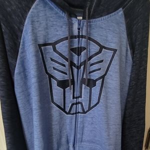 2XL Autobot zip up hoodie